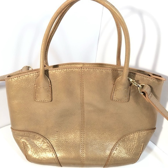 Fossil Handbags - FOSSIL Gold Metallic Convertible Hand/Shoulder Bag